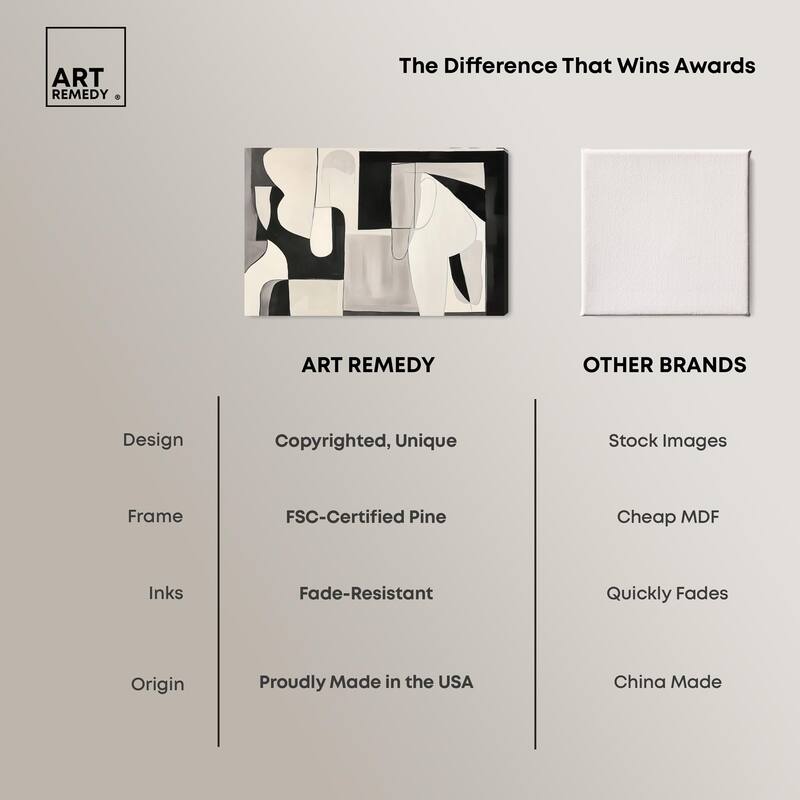 Shadow Play I Canvas by Art Remedy, Gallery Wrapped