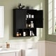 preview thumbnail 26 of 54, Futzca Bathroom Cabinet Wall Mounted, Storage Cabinet with Doors and Shelves