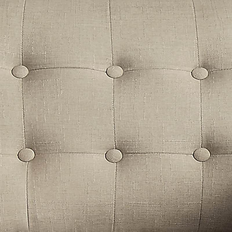 Grana Tufted Buttons Foam-padded Armchair, Loveseat in Multiple Colors