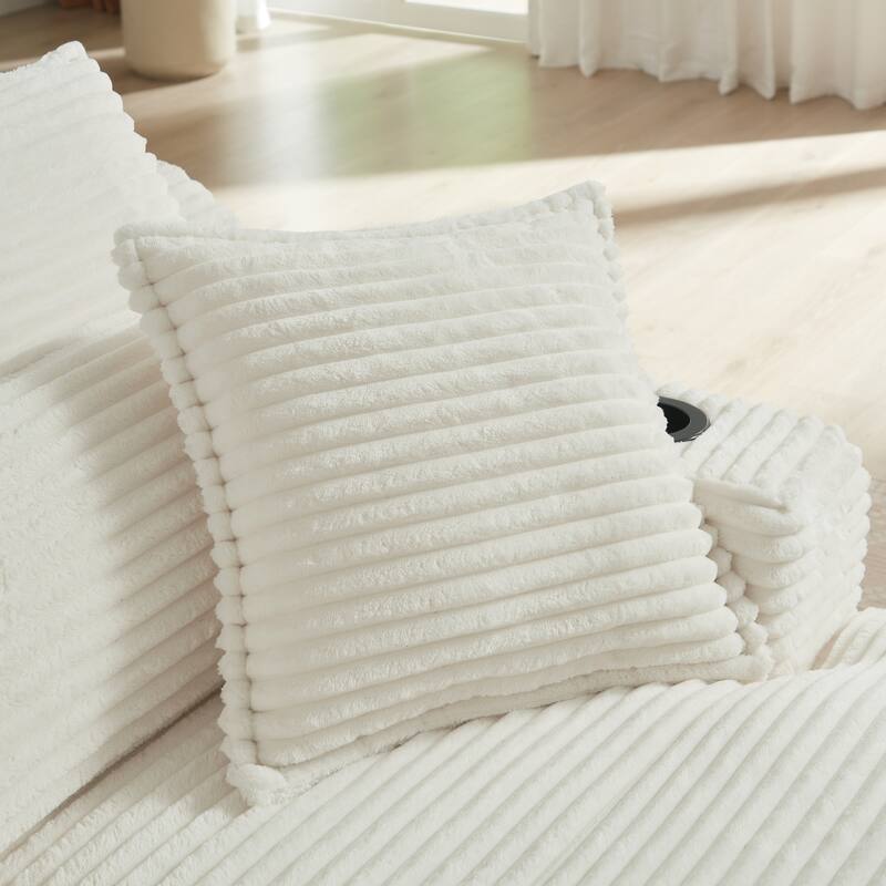 47.24" Modern Comfortable Cushioned Compression Sofa with Unique Cushion design