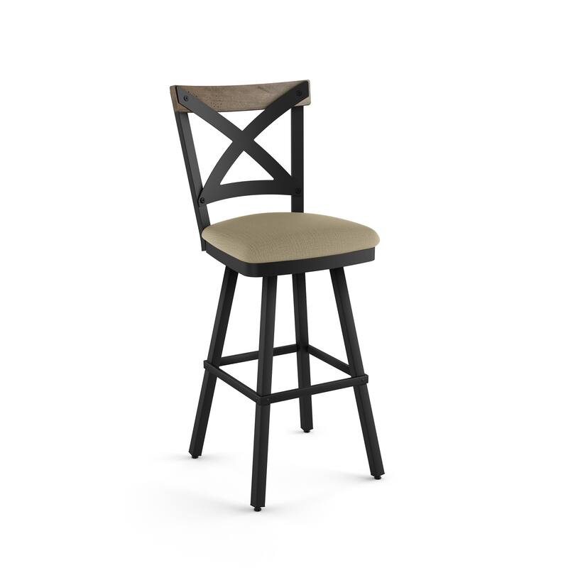 Amisco Snyder Swivel Counter and Bar Stool