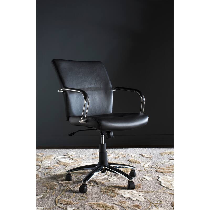 Silver Tonia Orchid Cream Desk Chair - 24" x 28" x 36.4" - 24Wx28Dx36H