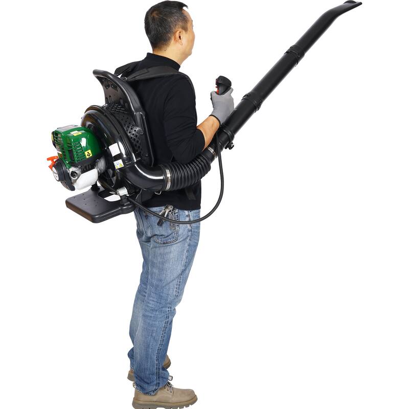 4-Stroke Backpack Leaf Blower, GAS 37.7cc,1.5HP 580CFM, Super light Weight 16.5lbs