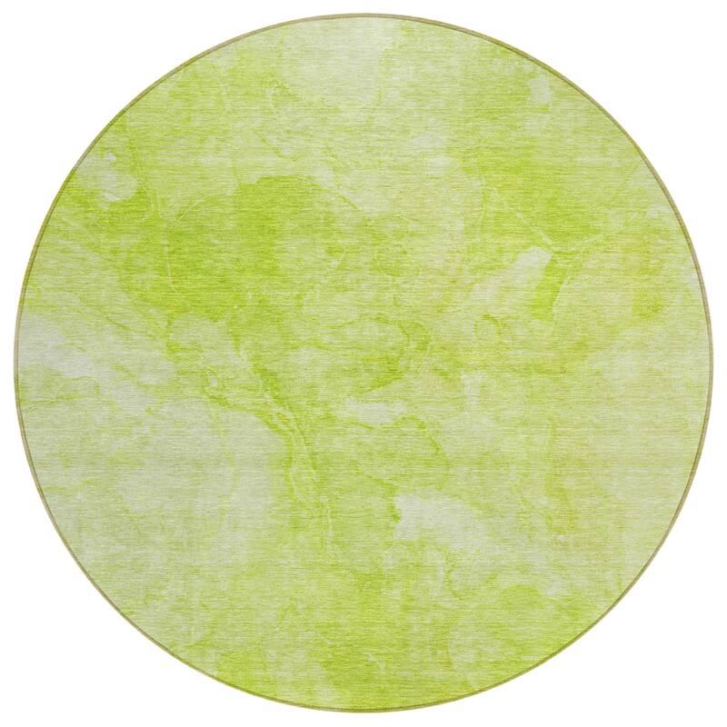 Machine Washable Indoor/ Outdoor Chantille Abstract Watercolor Rug