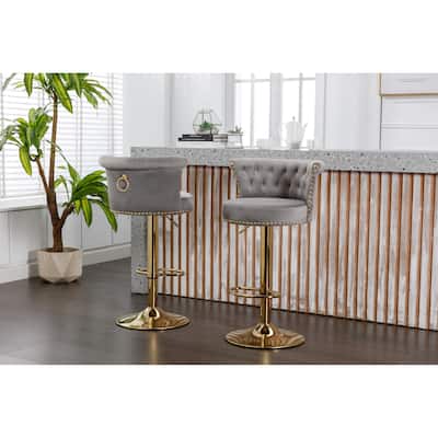 COOLMORE Swivel Counter Height Stools