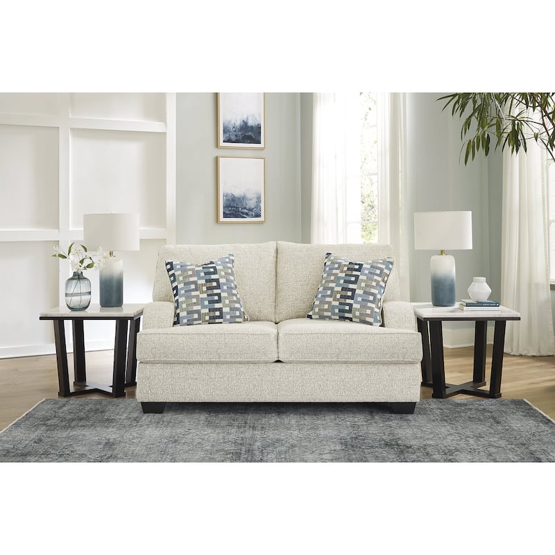 Signature Design by Ashley Valerano Beige 2-Piece Upholstery Package - 92"W x 41"D x 39"H