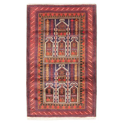 Teimani Navy Rug 2'10" x 4'9" - 2'10 x 4'9