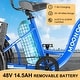 preview thumbnail 19 of 34, DoCred 20"x4" Fat Tire Electric Tricycle, 48V 500W with 7 Speed Ebike