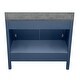 preview thumbnail 116 of 146, Nevado 37" Bathroom Vanity with Cultured Marble Vanity Top Sink in White with White Basin