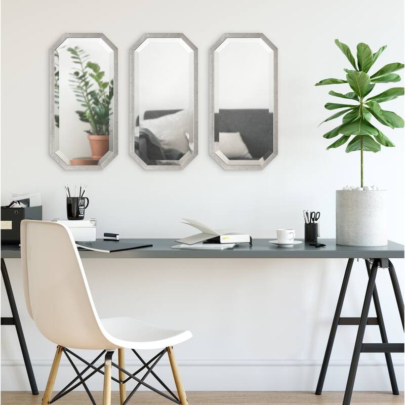 Kate and Laurel Laverty Octagon Accent Mirror Set - 3 Piece