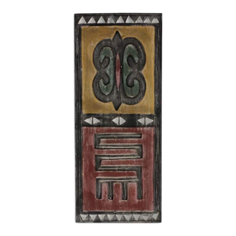 Novica Handmade We Are Resolute Wood Wall Art