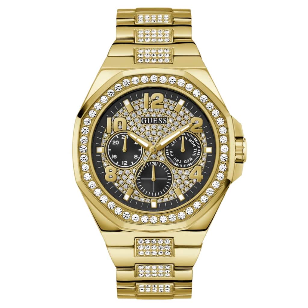 Guess Men's Empire Black Dial Watch - GW0785G2 - 6 (36)