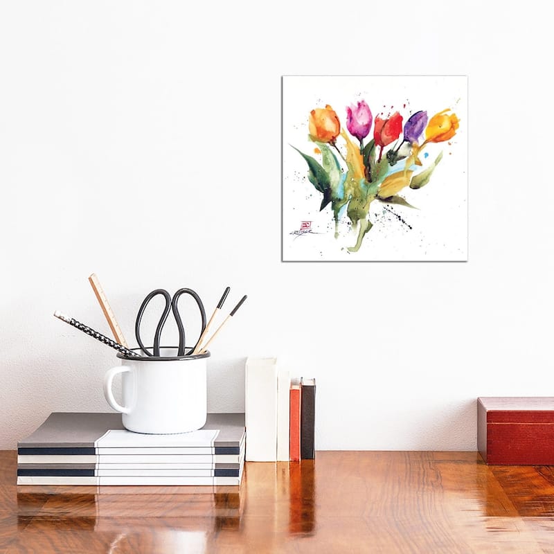 iCanvas "Tulips" by Dean Crouser Canvas Print - 12x12x0.75