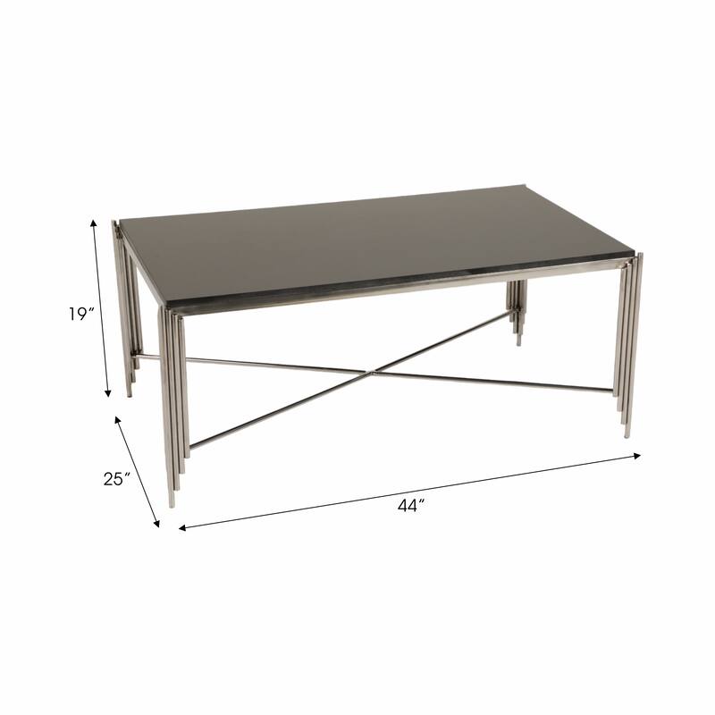 Metal Modern Stone Top Table