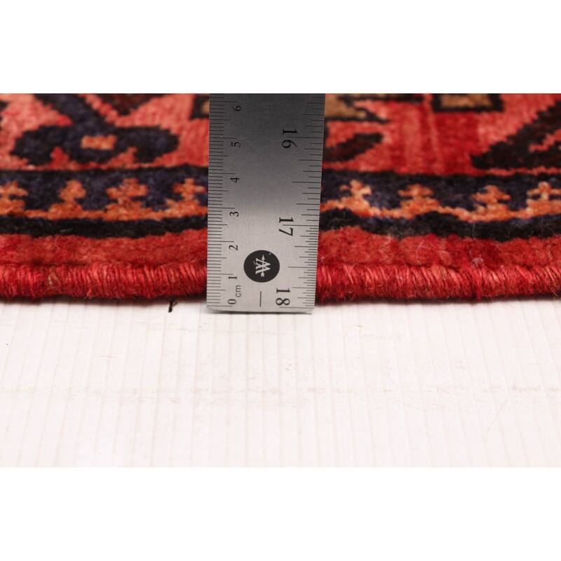 ECARPETGALLERY Hand-knotted Andelz Red Wool Rug - 3'7 x 7'0