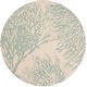 preview thumbnail 54 of 63, SAFAVIEH Handmade Bella Lular Modern Floral Wool Rug 5' Round - Beige/Blue - Round