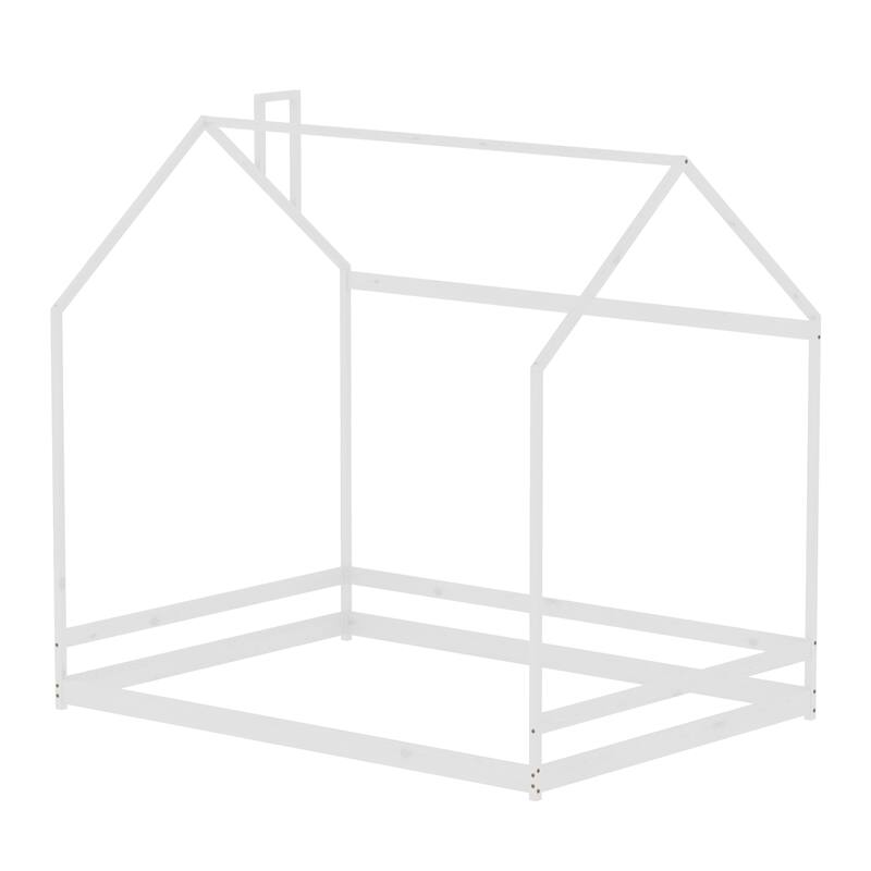House Bed Frame Wood Bed