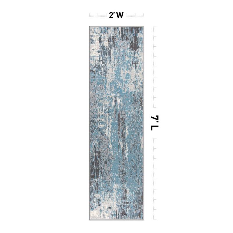 World Rug Gallery Modern Abstract Area Rug