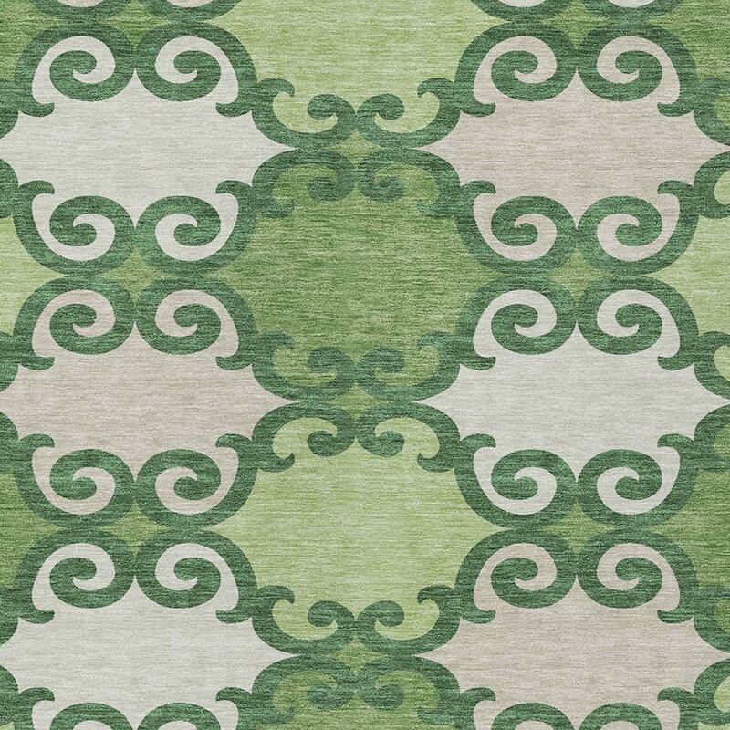 HomeRoots Trellis Transitional Rectangle Outdoor Rug