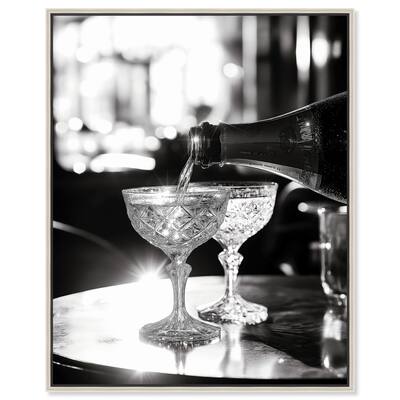 Sparkling in Monochrome I Canvas by Art Remedy