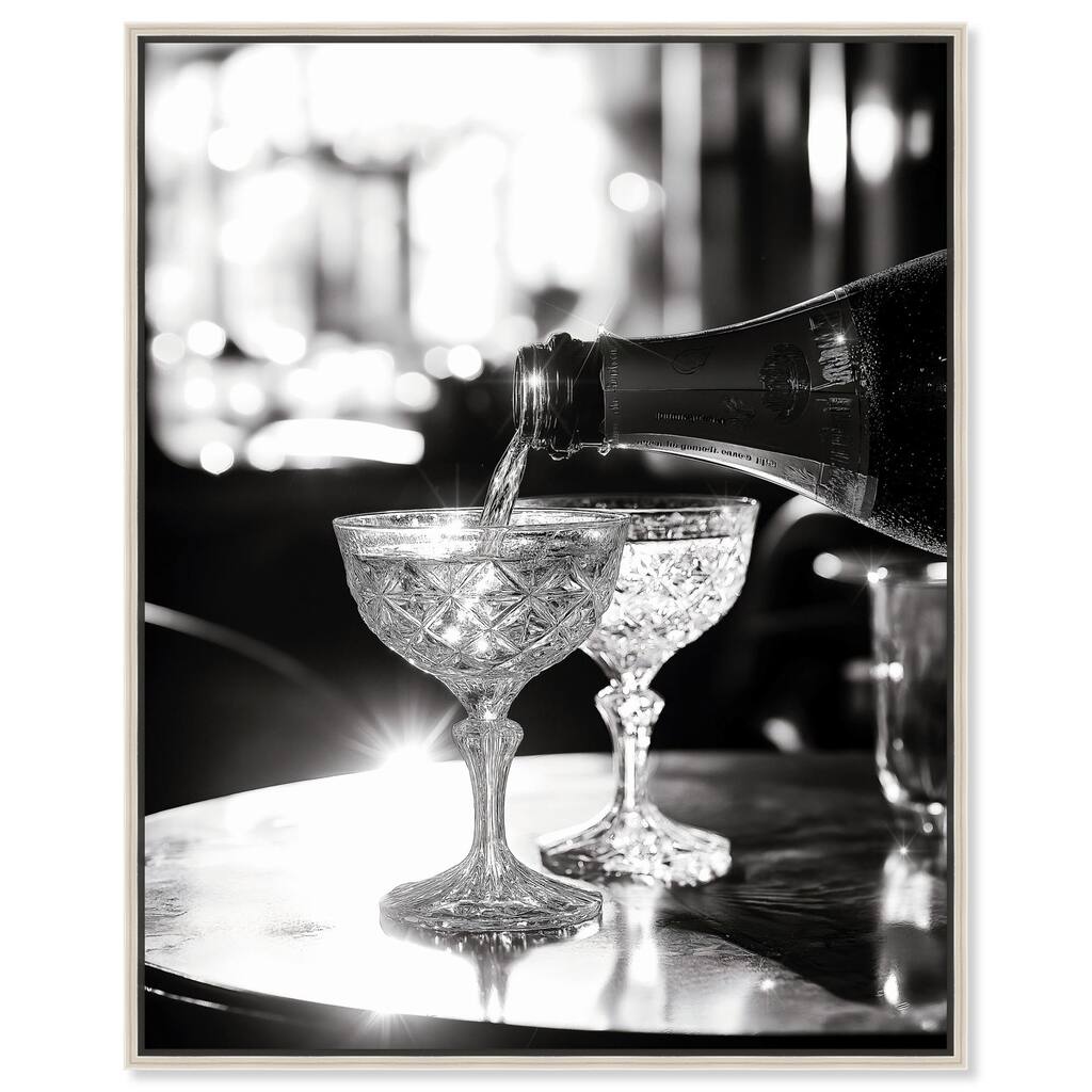 Sparkling in Monochrome I Canvas by Art Remedy