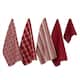 DII Assorted Kitchen Dishtowel & Dishcloths (Set of 5) - Wine