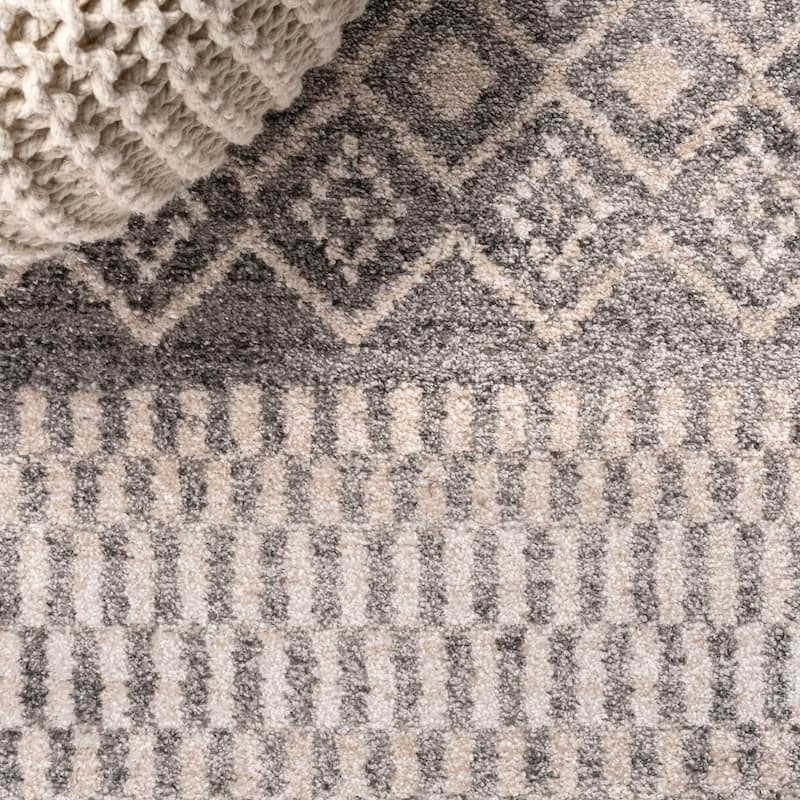 JONATHAN Y Bhalil Berber Geometric Stripe Area Rug