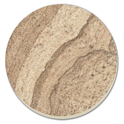 Counterart Absorbent Stone Coasters - Sandstone - Set of 4 - 4x4x7