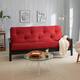 Porch & Den Hansen Full-size 10-inch Futon Mattress - Burgundy - Full