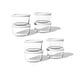preview thumbnail 14 of 32, Glass Food Storage Containers Set - Round, 1-Cup (8oz) BPA-Free, Microwave & Oven Safe, Airtight Lids 16 Piece Set (8 Containers + 8 Lids) - White
