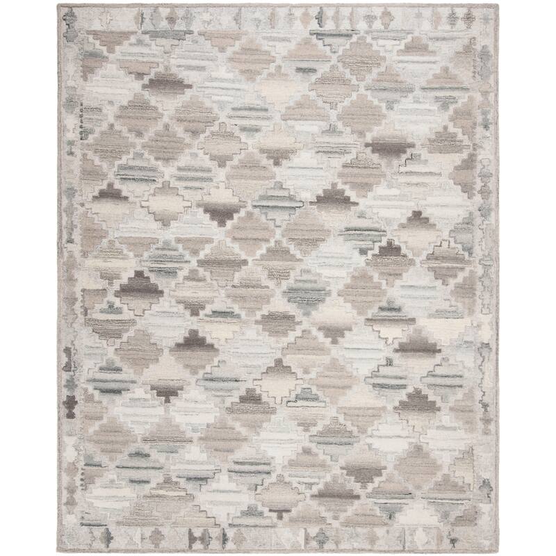 SAFAVIEH Handmade Wyndham Danila & Contemporary Geometric Wool Rug