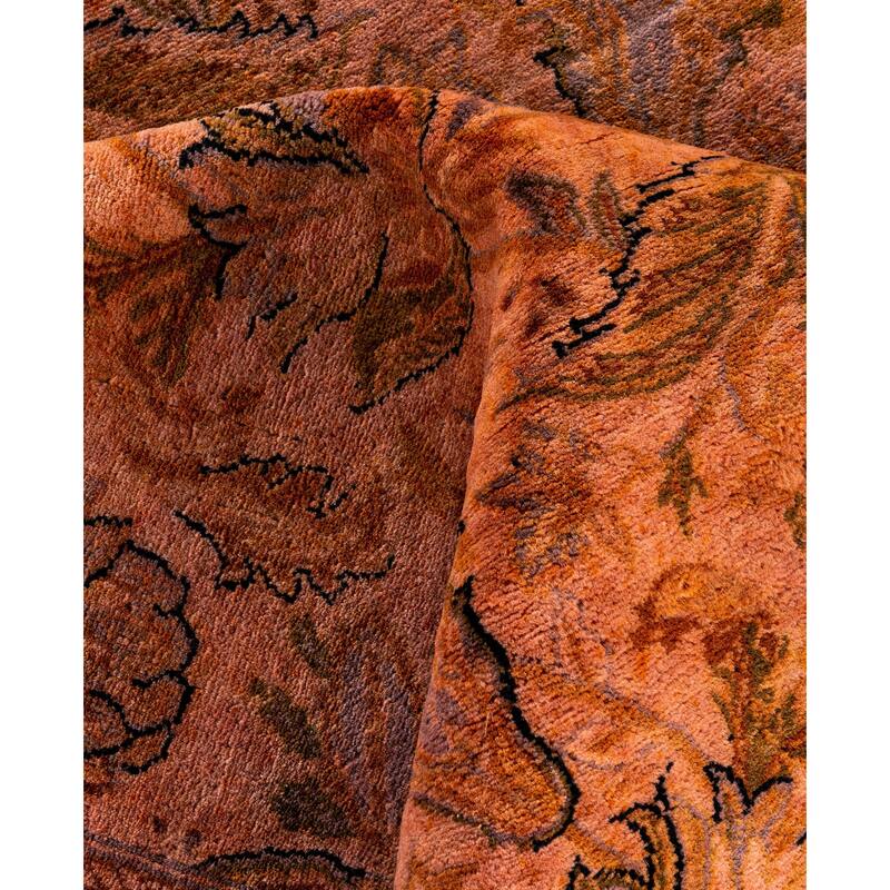 Overdyed One-of-a-Kind Hand-Knotted Area Rug - Beige - 9' 2" x 12' 3"