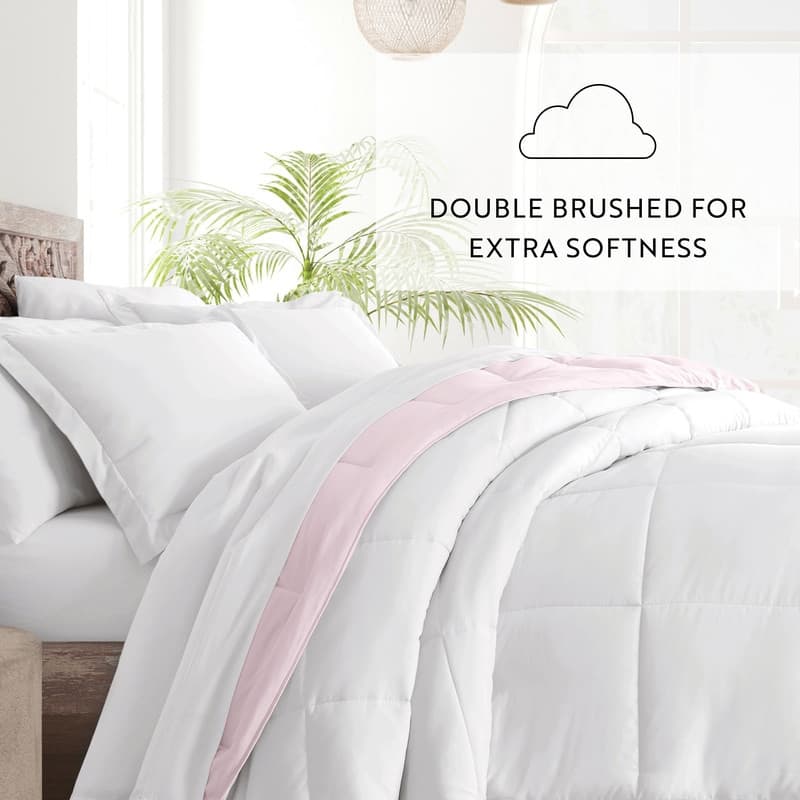 Soft Essentials All-season Down Alternative Reversible Lightweight Comforter Set