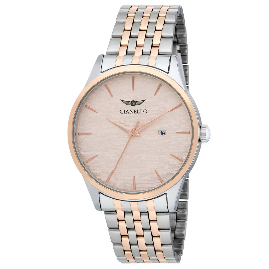 Gianello Men's Murano 40 Calendar Bracelet Watch