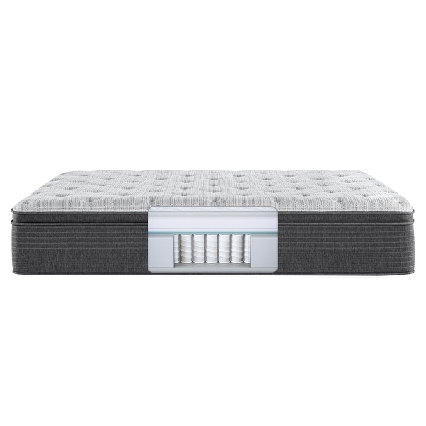 Beautyrest Silver BRS900 15 inch Plush Pillow Top Mattress Set On Sale Bed Bath Beyond 28027799