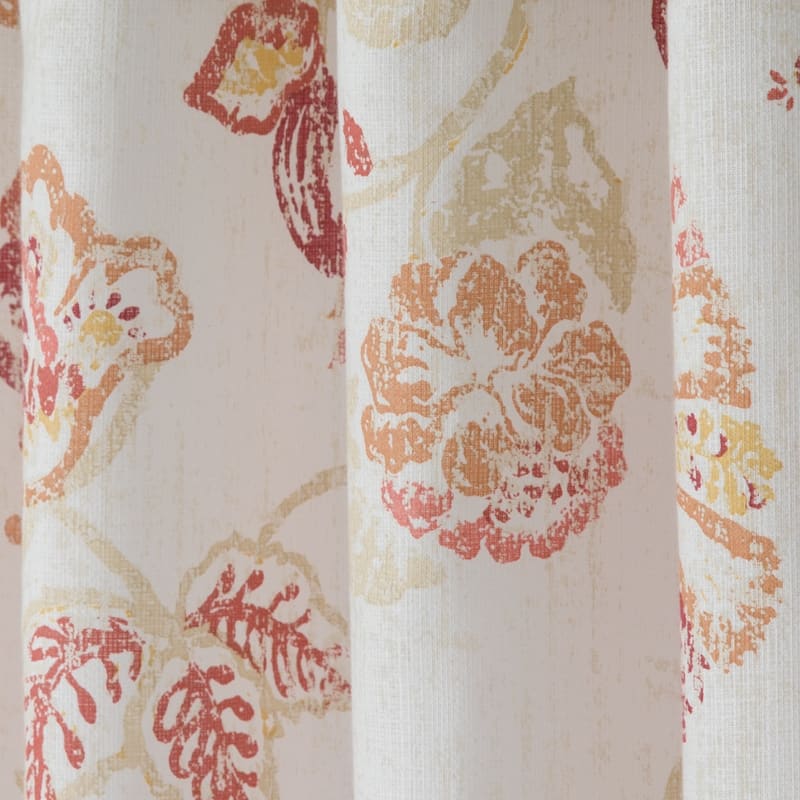 Porch & Den Summit Pointe Floral Pattern Grommet Top Panel