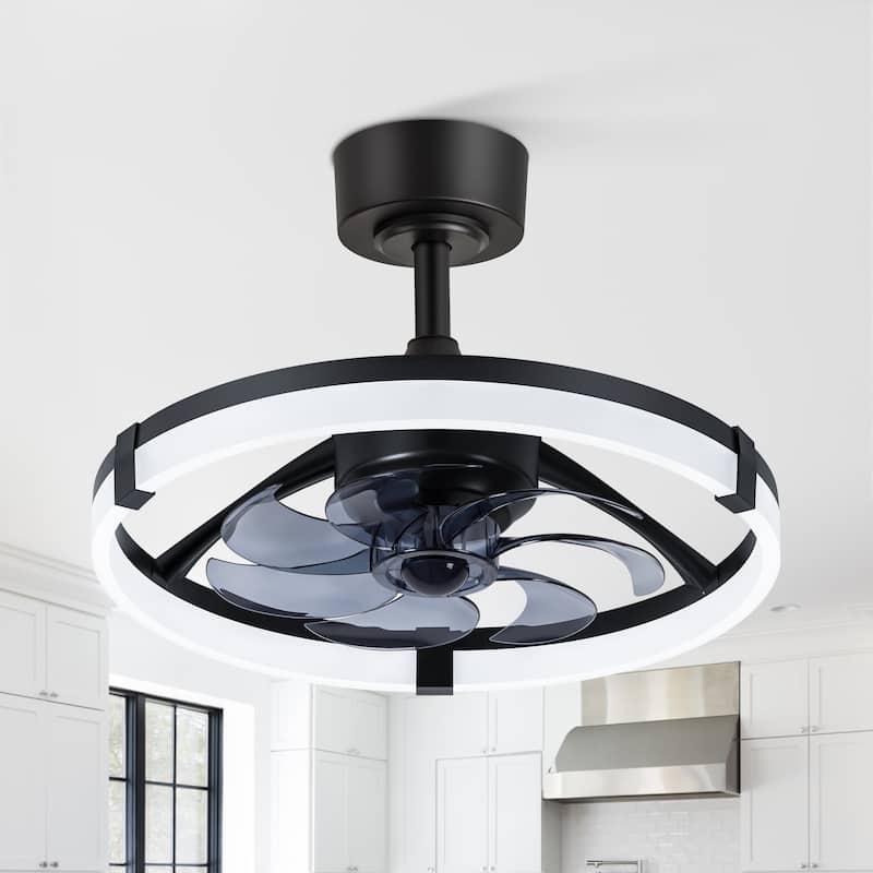 20"/23" Low Profile Dimmable Smart Ceiling Fan with Lights and Remote(6/7 ABS Blades)