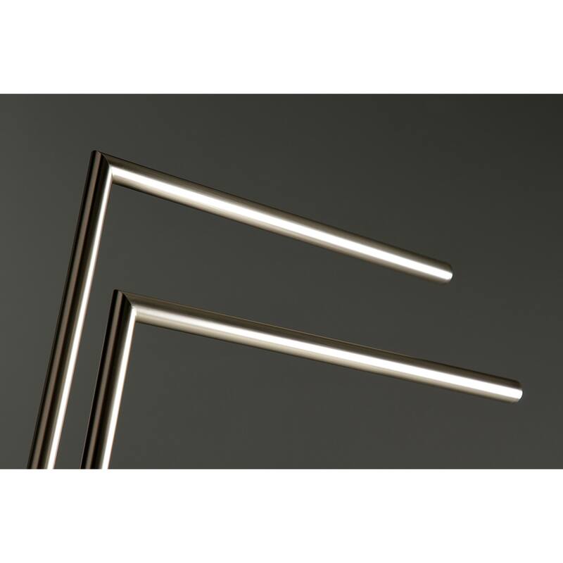 Edenscape Freestanding Dual Towel Rack in Polished Chrome