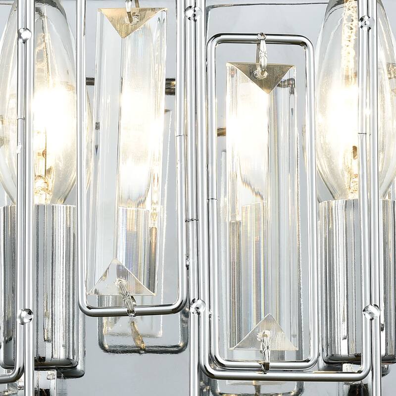 Elk Home Crosby Polished Chrome Crystal 2 Light Vanity Light