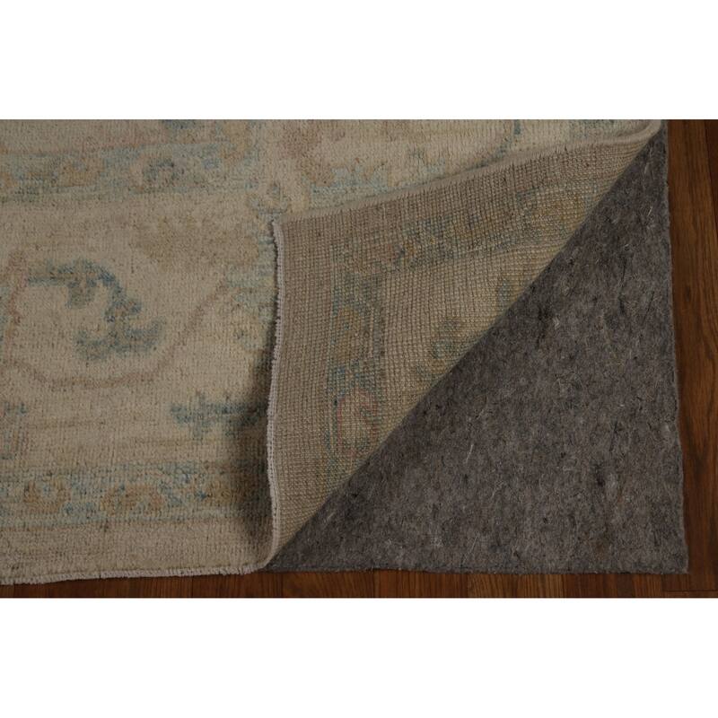 Vegetable Dye Oushak Turkish Area Rug Handmade Wool Carpet - 7'11" x 9'10"