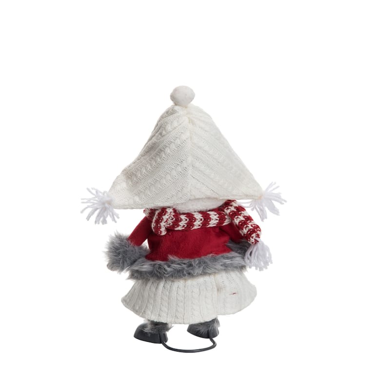 Bobble Christmas Xmas Snowgirl Small
