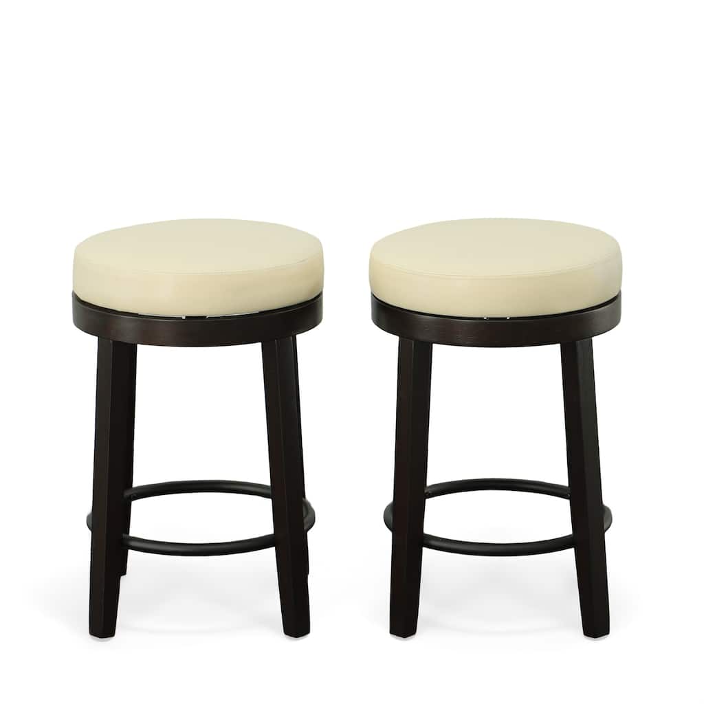 Emerson Swivel 24-inch Counter Stool, Set of 2