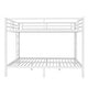 preview thumbnail 6 of 9, Metal Queen over Queen Bunk Bed for Teens and Adults,Space-Saving/Noise Reduced/No Box Spring Needed,White