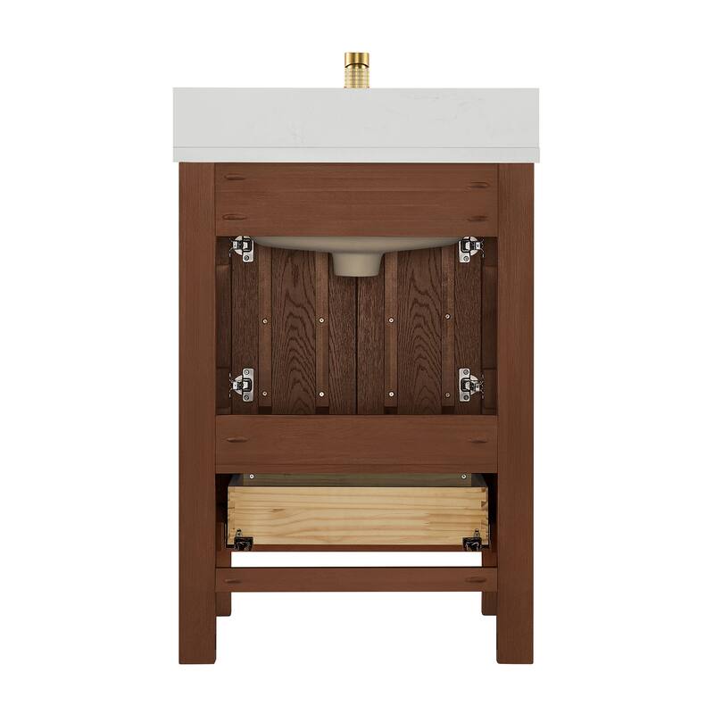 Shenzhen Bath Vanity with Composite Stone Top without Mirror