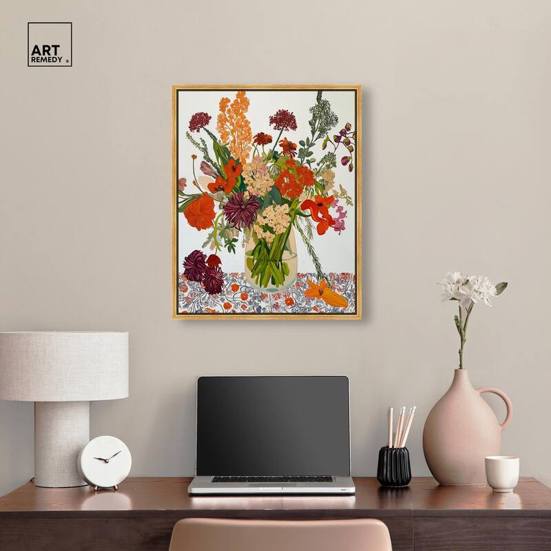 Abundant Blossom Canvas by Art Remedy