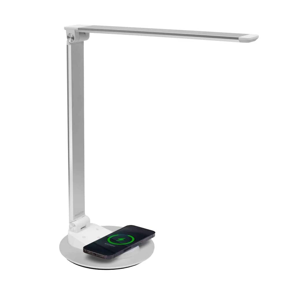 Mount-It! LED Desk Lamp, Silver/White (TS-7009)
