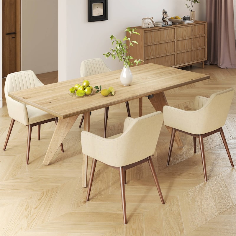 Costway Dining Chairs Set of 2 Upholstered Accent Chairs with Comfy - See Details