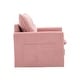 preview thumbnail 12 of 47, GALDWIN Chenille Upholstered 360°Degree Swivel Mid Century Modern Arm Chair for Living Room