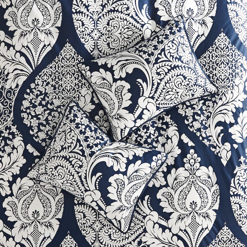 Madison Park Marcella 7 Piece Cotton Printed Comforter Set