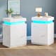 Option Set of 2 White Marble